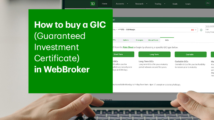 How to buy a GIC
