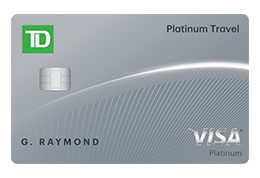 td credit card travel alert